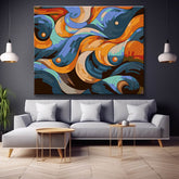 Abstrakte Musterpracht - Malen nach Zahlen